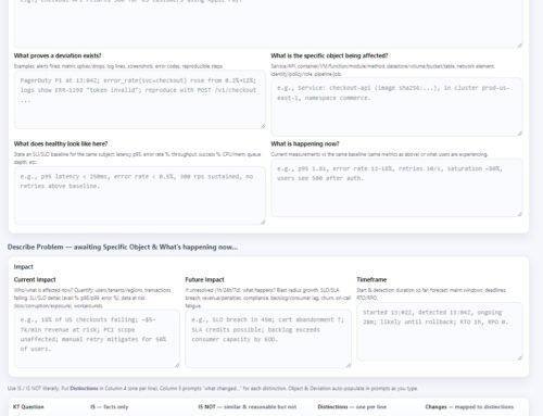 KT Intake – MIM Template