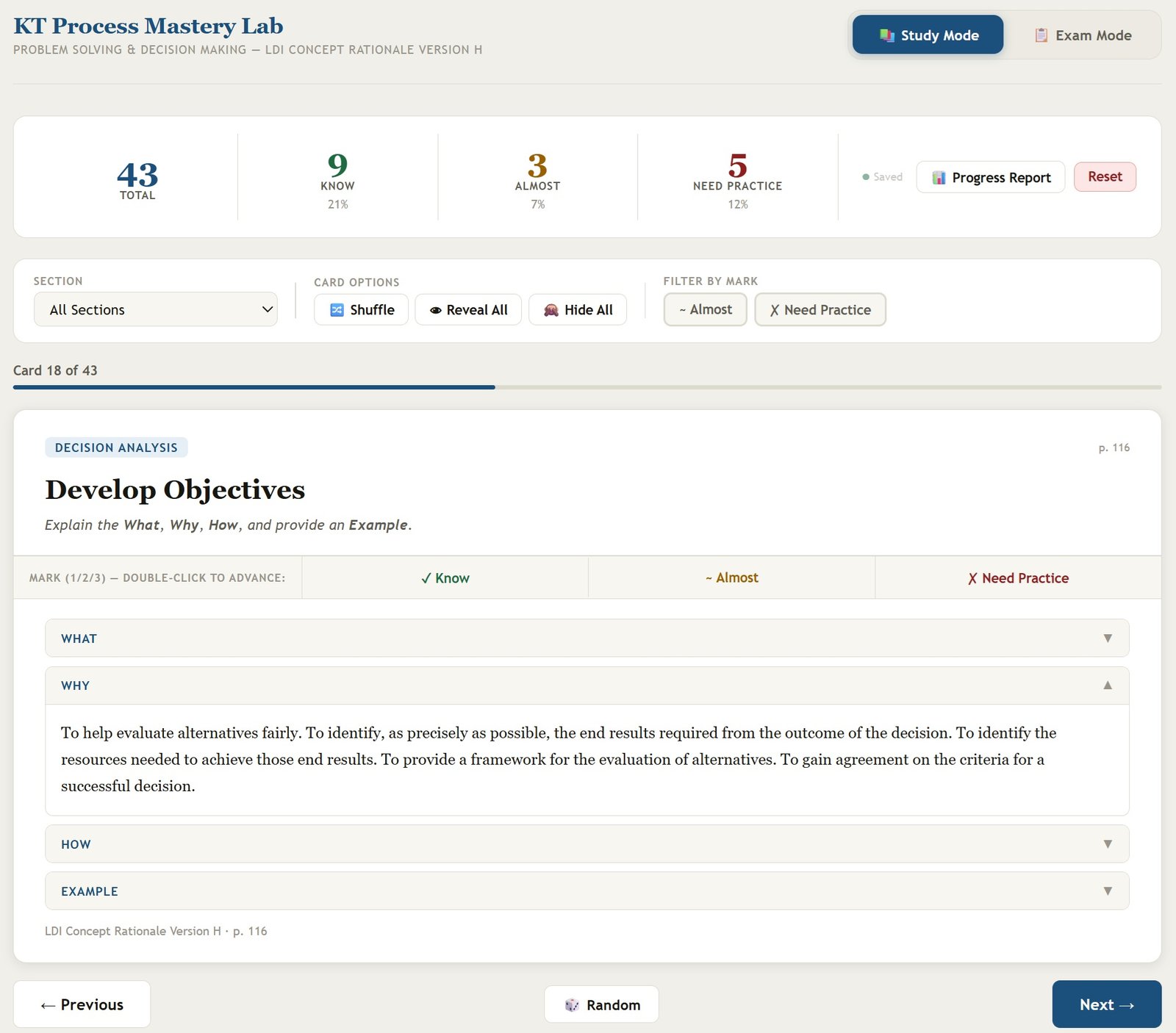 KT Process Mastery Lab